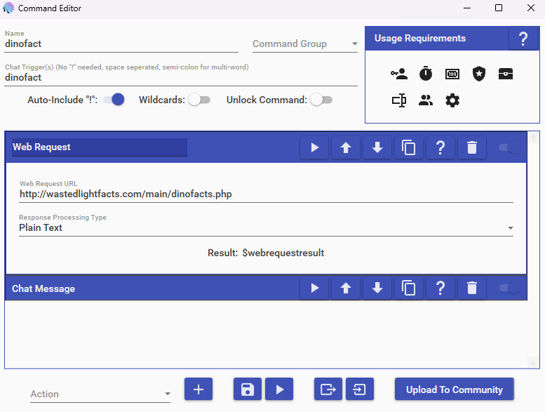 Web Request Example